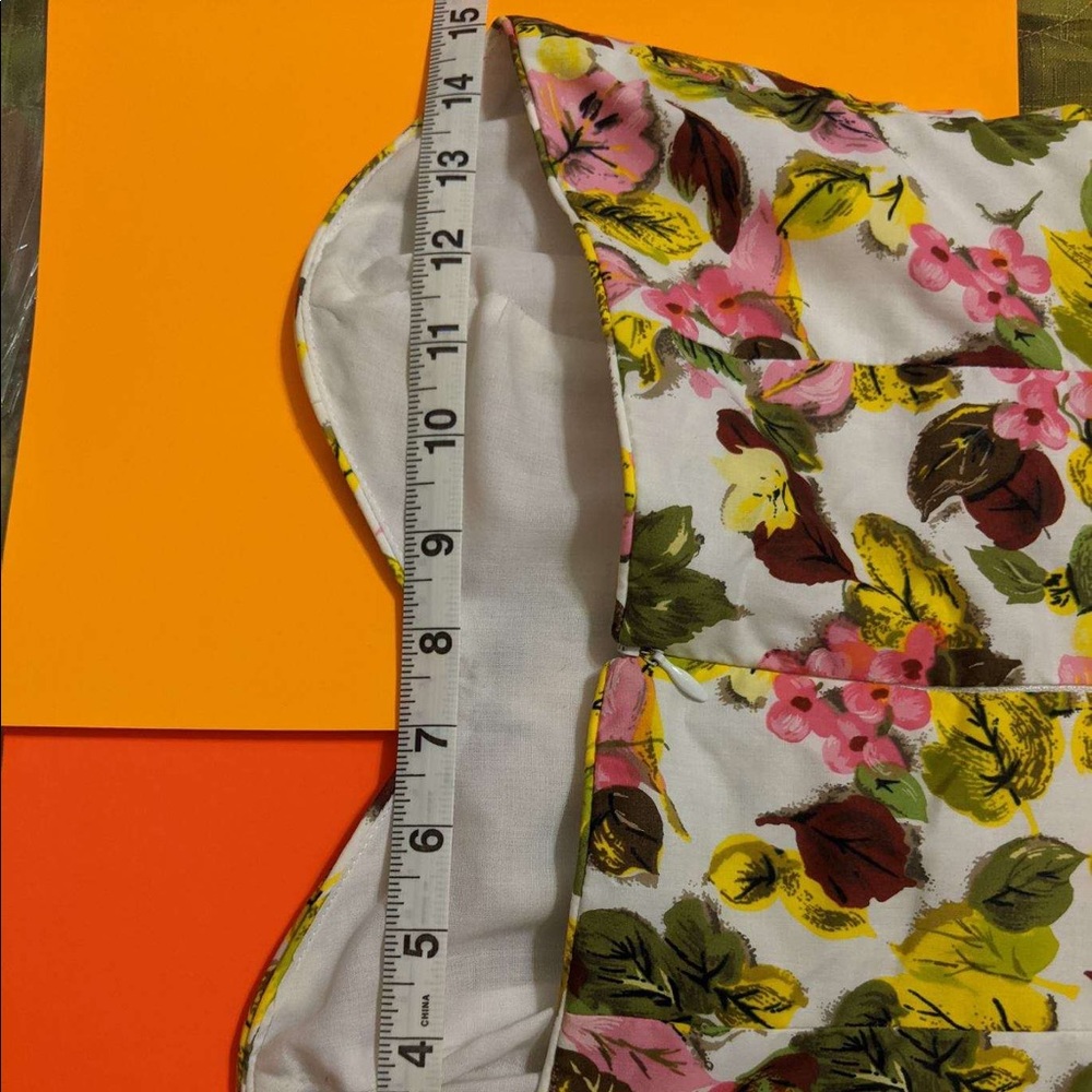 Vintage Milly Floral Dress Size 2 - Picture 9 of 10